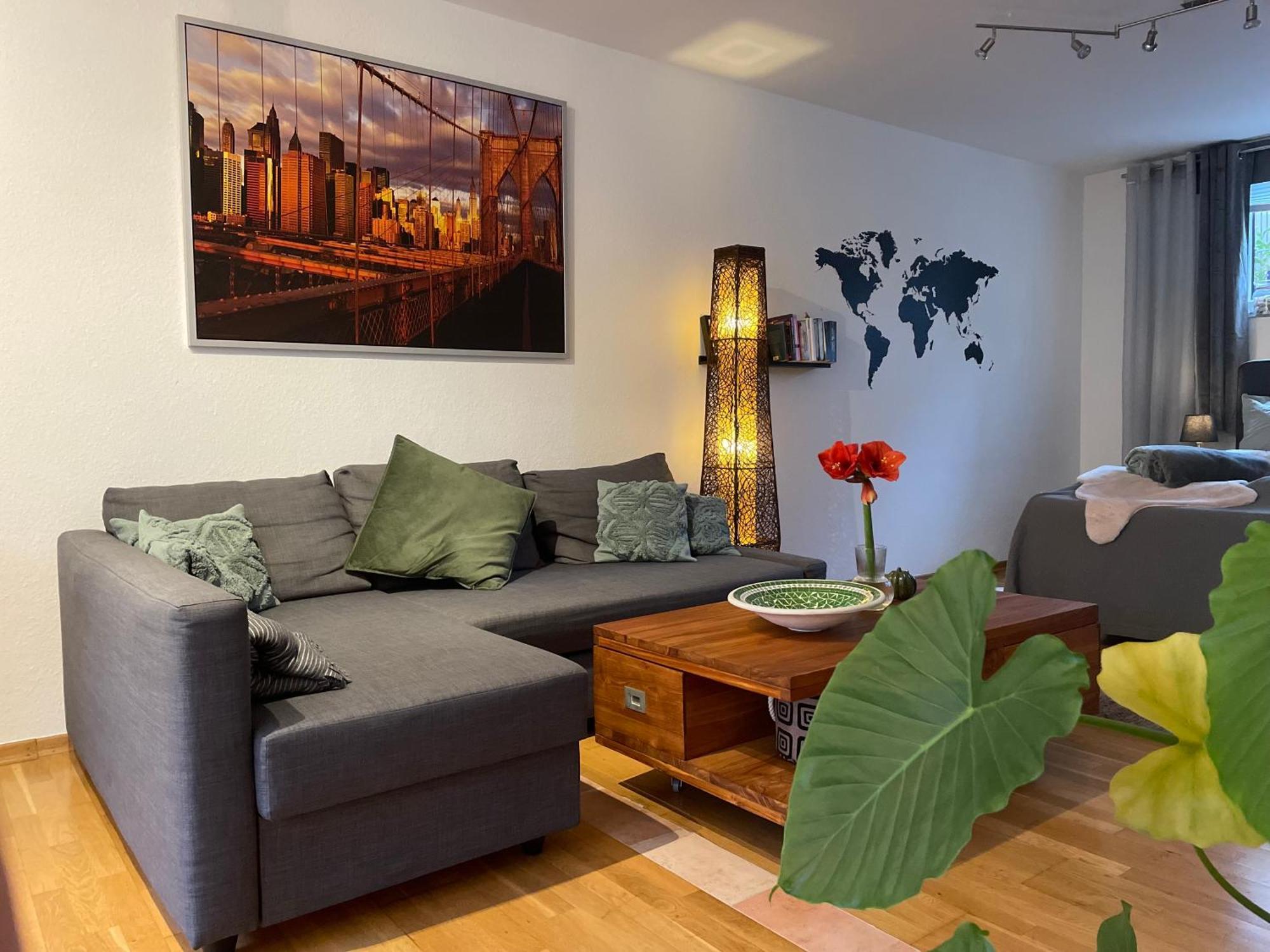 Modernes Appartement Im Gruenen - Stilvoll Und Komfortabel Cologne Luaran gambar